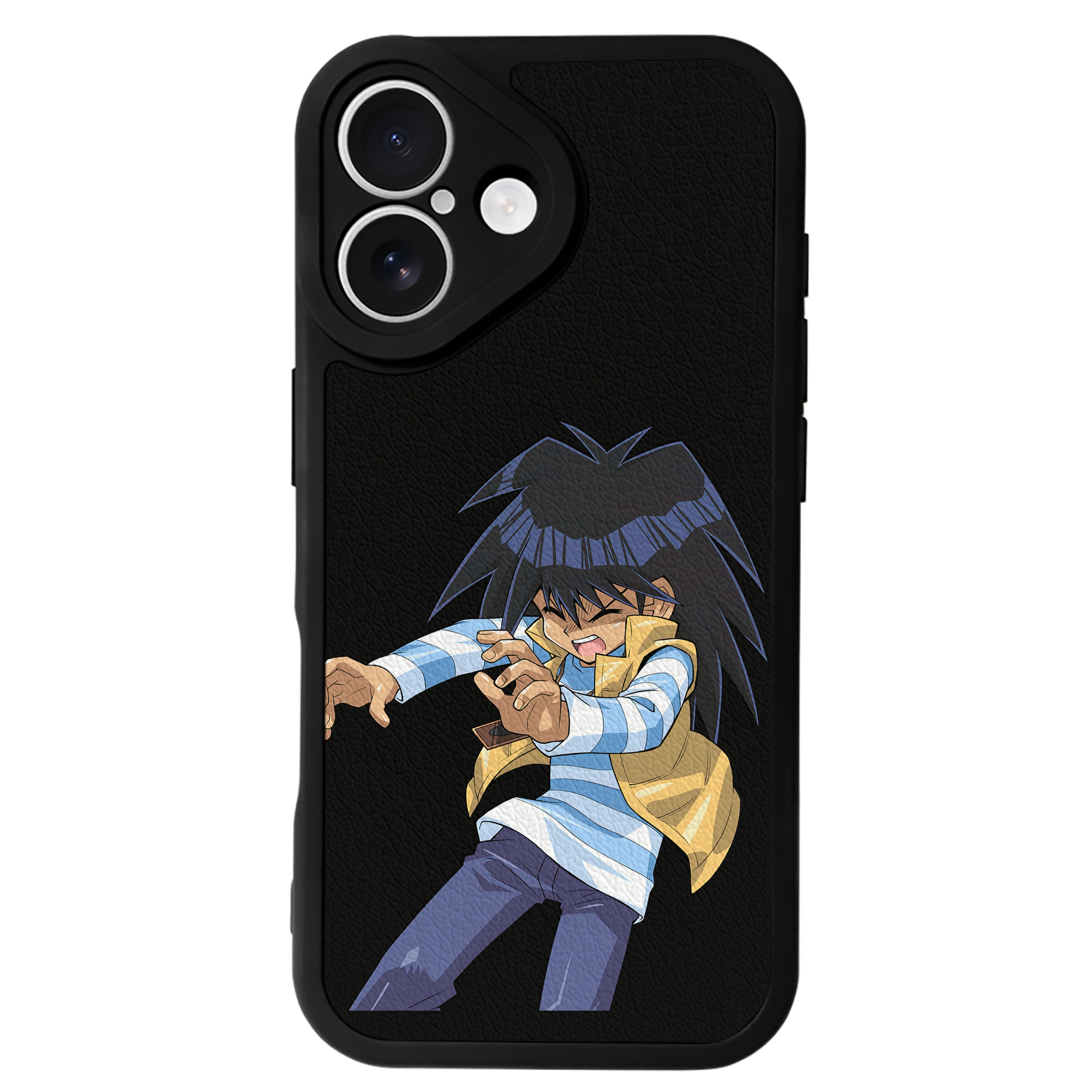 遊☆戯☆王 Yu-Gi-Oh! 【iPhone 16シリーズ対応】シリコンスマホケース（レザー調） 材質：シリコン